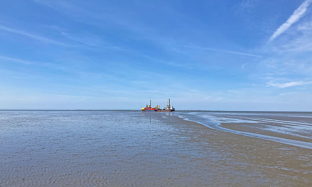 Kabelreparatur nahe der Niederländischen Küste