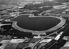 Knoll Speicherbecken Geeste 1985