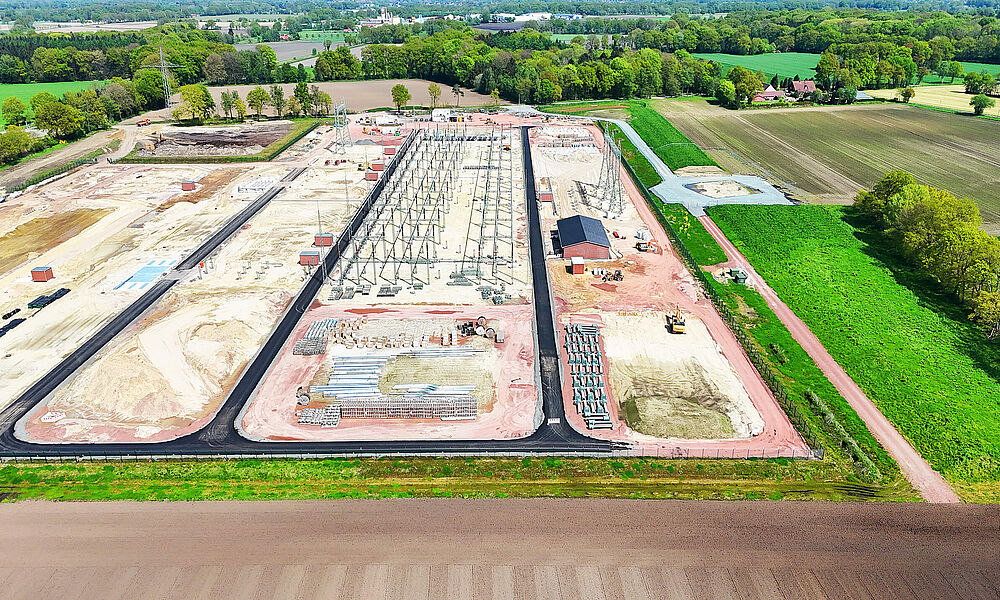Errichtung einer Umspannanlage