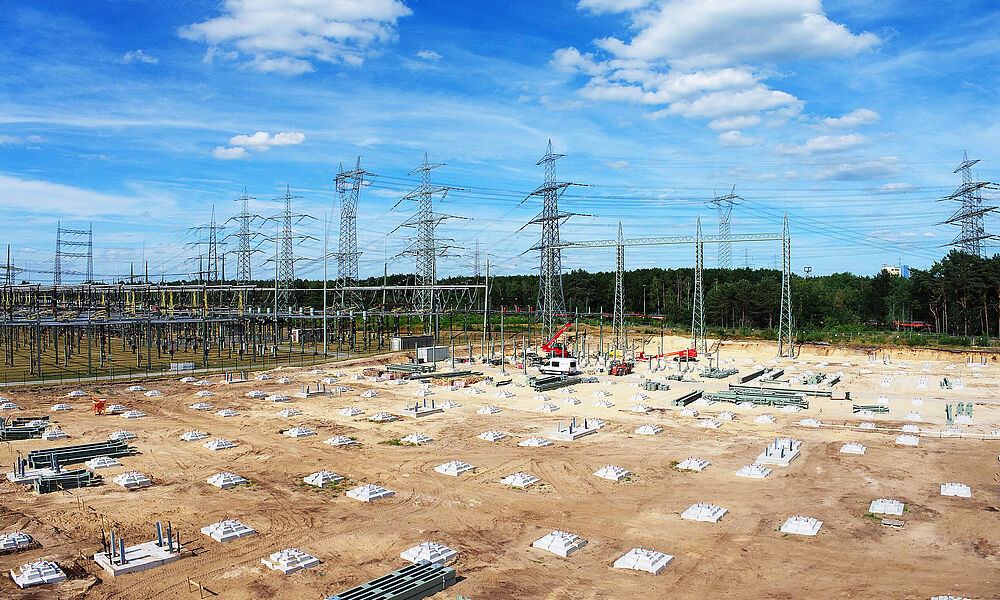 Erweiterung und Umbau einer 380-kV-Anlage