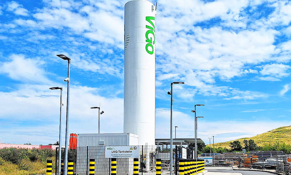 Bau von 18 LNG-Tankstellen